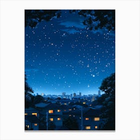 Night Sky 1 Canvas Print