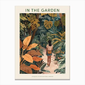 In The Garden Poster Shinjuku Gyoen National Garden Japan 4 Canvas Print