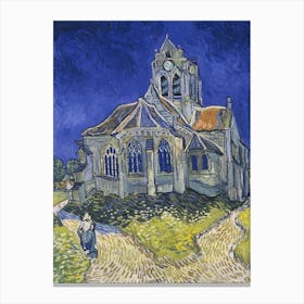 Van Gogh - The Church In Auvers Sur Oise, View From The Chevet Canvas Print