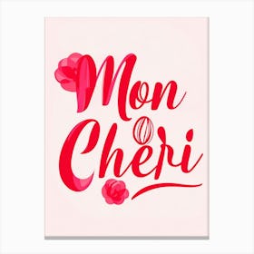 Mon Cheri Canvas Print