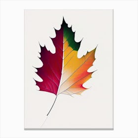 Maple Leaf Abstract 4 Canvas Print
