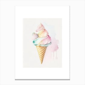 Ice cream print 5 Canvas Print