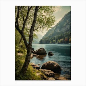 Slovenian Lake Canvas Print