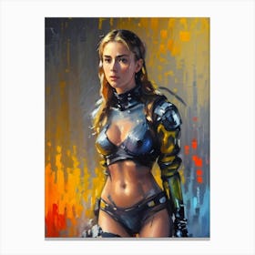 Sci-Fi Girl Canvas Print