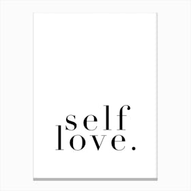 Self Love Canvas Print