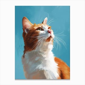 Orange Tabby Cat 16 Canvas Print