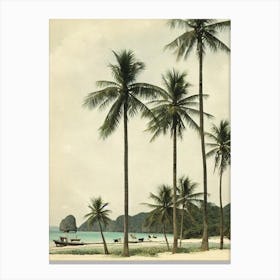 Koh Kood Beach Thailand Vintage Canvas Print