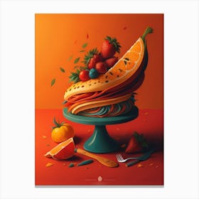 Fruitcake Canvas Print