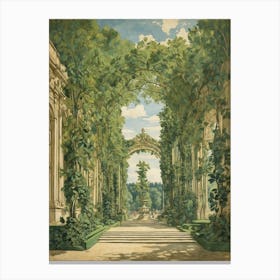 Garden Archway Canvas Print