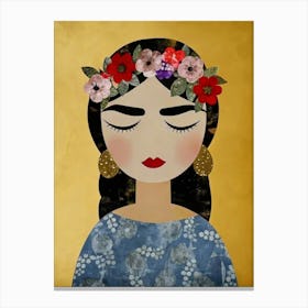 Frida Kahlo 1 Canvas Print