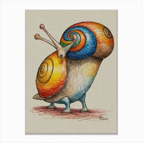 Snail 6 Canvas Print