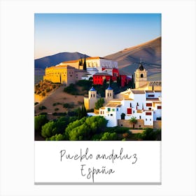 Andalusian Village, Spain 6 Canvas Print