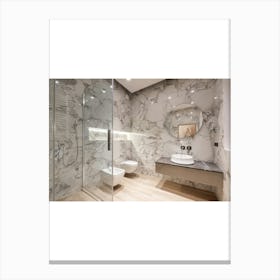 Marble Bathroom 1 Canvas Print