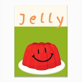 Jelly Green Canvas Print