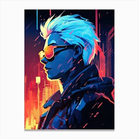 Cyberpunk punk 1 Canvas Print