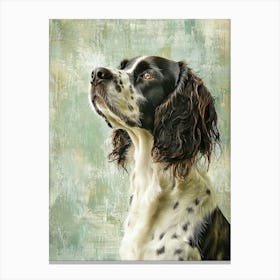 Springer Spaniel.Generated AI. Wall Art Print 2 Leinwandbild