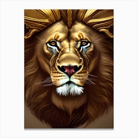 Golden Lion 1 Canvas Print