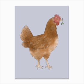 Miss Hen Chicken 2 Canvas Print
