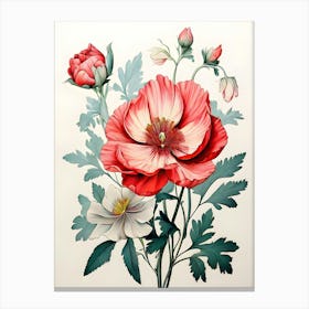 Poppy Painting Canvas Print