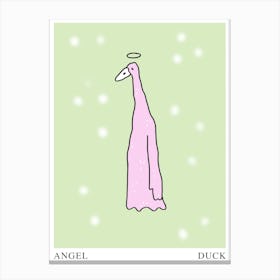 Angel Duck Canvas Print