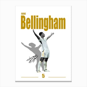 Jude Bellingham Minimalist Canvas Print