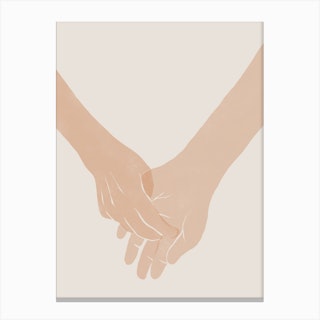 Hand In Mine Canvas Print