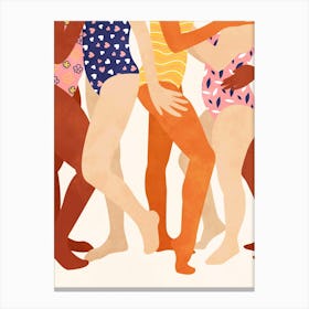 Togetherness in Color Canvas Print