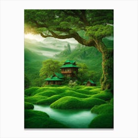 Japanese Garden Canvas Print