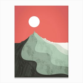 Lime Dune Peak Canvas Print