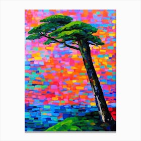 Bald Cypress Tree Cubist 1 Canvas Print