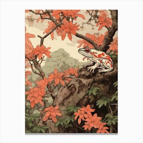 Camouflaged Frog 3 Canvas Print