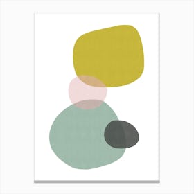 Abstract organic shapes 3 Canvas Print
