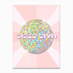 Disco Diva Canvas Print