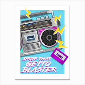 Getto Blaster Canvas Print