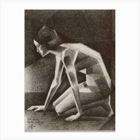 Art Deco Nude - 05-09-22 Canvas Print