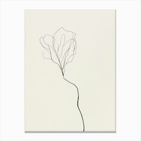 Single Leaf Canvas Print