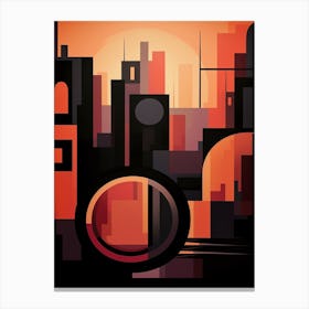 Urban Abstract Minimalist 5 Canvas Print