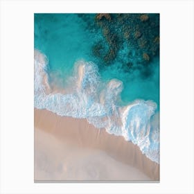 Aerial View Of A Beach 143 Canvas Print