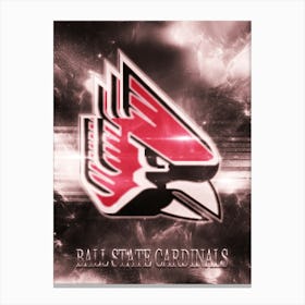 Ball State Cardinals Canvas Print