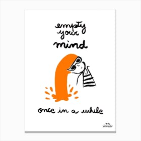 Empty Mind Canvas Print