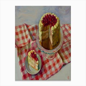 Cherry Cake Canvas Print