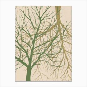 Twin Tree Canvas Print