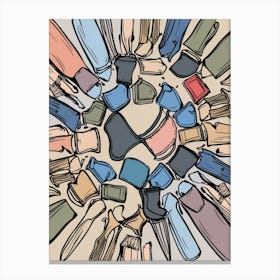 laundry art Vector Illustration Canvas Print