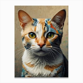 Portrait Of A Cat 2 Canvas Print