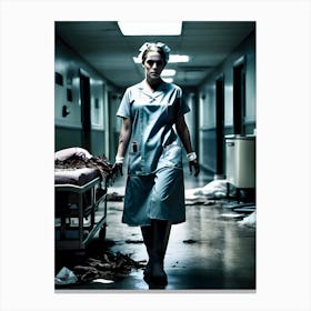 Can't Sleep?...Call The Night Nurse~Reimagined 24 Canvas Print