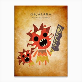 Gajalaka Vintage Canvas Print