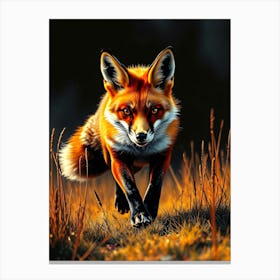 Wild Animal Creative Portrait 93 Canvas Print