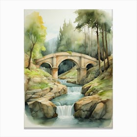 Roman stone bridge.3 Canvas Print