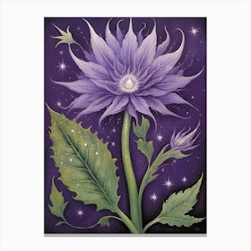 mystical flower magic Canvas Print