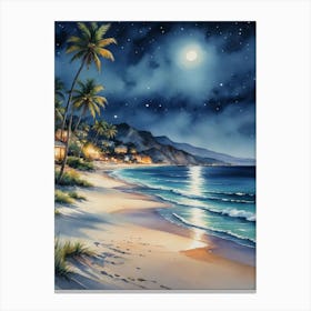 Beautiful Beach Canvas Print